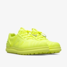 Camper Pelotas Protect Mens Sneakers US-29061 Neon Yellow Outlet